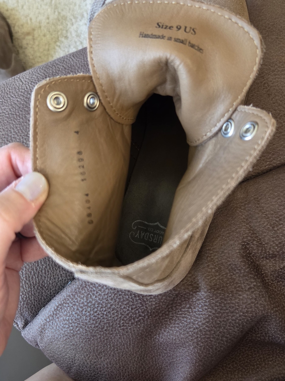 Thursday Boot Company Women's Captain Boots light brown Size 9 - Picture 7 of 7